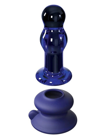 Pipedream Icicles No 83 Remote Control Glass Anal Vibrator - Glass Sex Toys