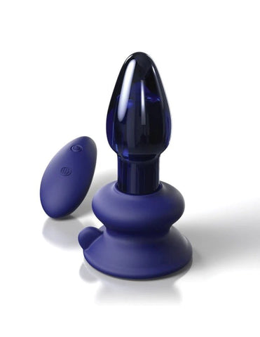 Pipedream Icicles No 85 Rechargeable Glass Butt Plug - Glass Sex Toys