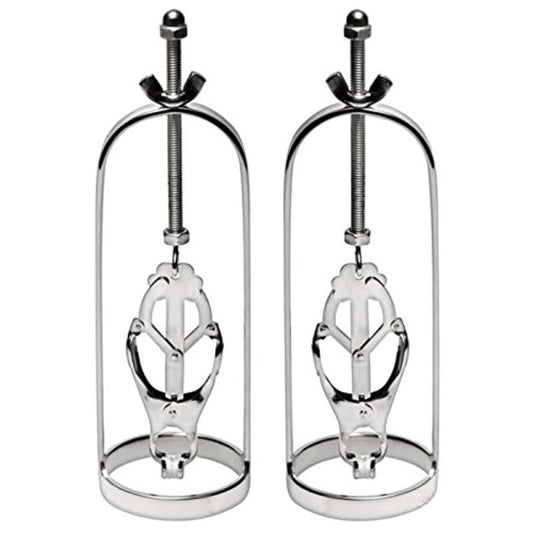 Sensual Exploration Kit - Immobilizer Nipple Clamp and Stretcher - Breast and Nipple Toys