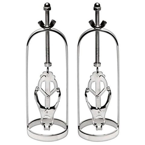 Sensual Exploration Kit - Immobilizer Nipple Clamp and Stretcher - Breast and Nipple Toys
