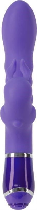 Immortal 10 Rhythms Silicone Rabbit Vibrator 6 inch Purple - - Rabbit Vibrators