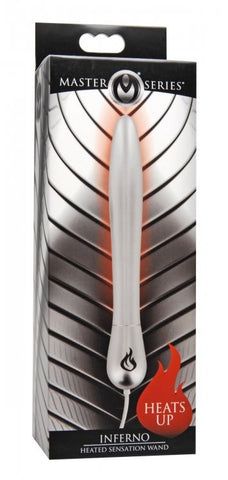 Inferno L Heated Sensation Wand - Steel Sex Toys