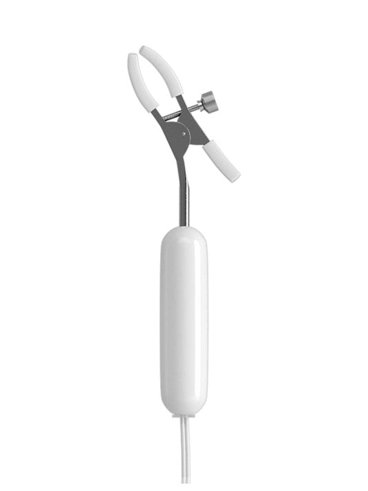 Pipedream iSex Usb Rechargeable Vibrating Nipple Clamp - Breast and Nipple Toys
