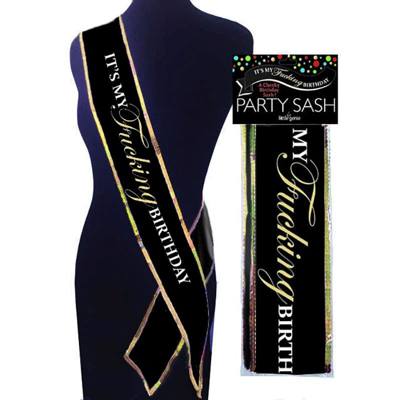 Its My Fucking Birthday Sash - Sex Games, Coupons and Tricks