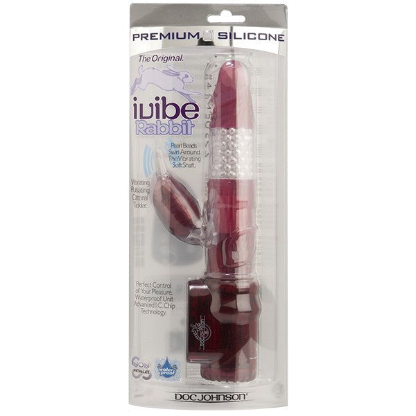 IVibe Rabbit Strawberry Premium Silicone - Rabbit Vibrators