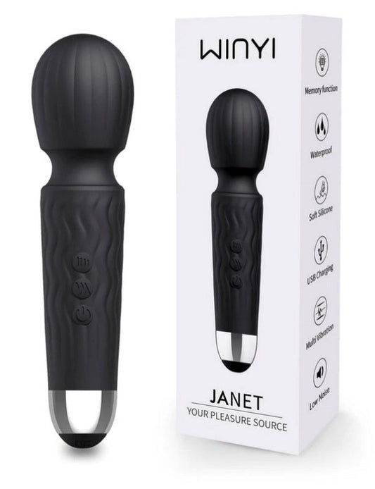 Janet Vibrating Pleasure Mini Wand - Body Wands
