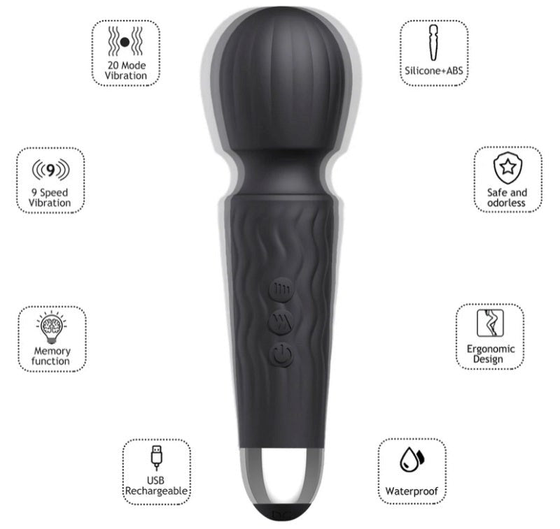 Janet Vibrating Pleasure Mini Wand - Body Wands
