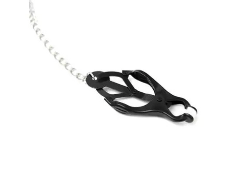 Japanese Clover Clamps With Cock Ring Set - Breast and Nipple Toys