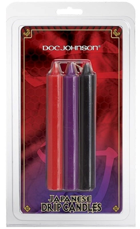 Doc Johnson Multi Colour Japanese Drip Candles - Bath and Intimate Fragrances