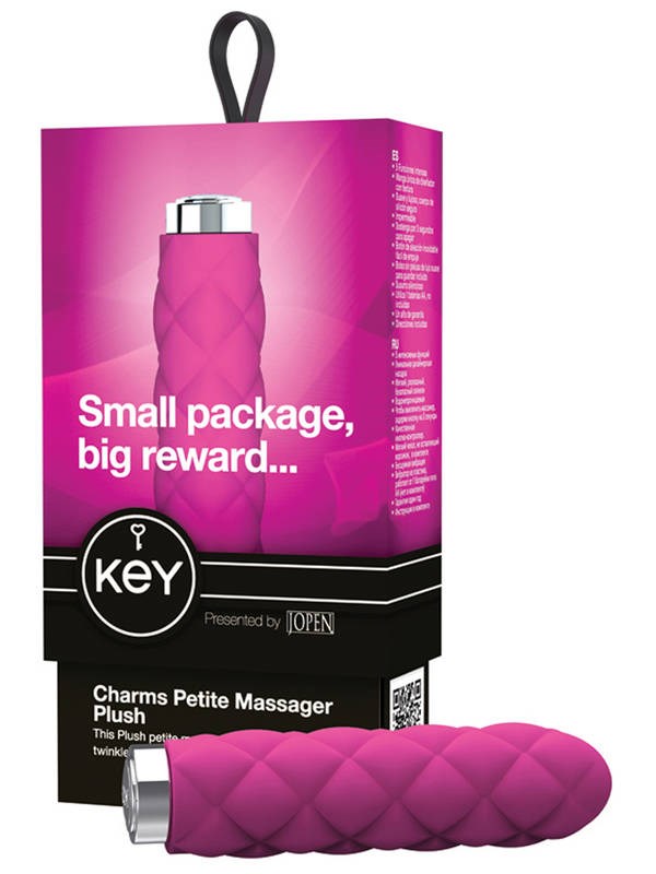 Jopen Key Charms Plush Rasberry - Personal Massagers