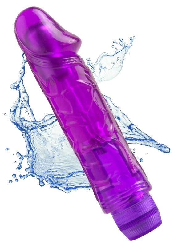 Pipedream Juicy Jewels Plum Pleaser Vibrating Dildo - G-Spot Vibrators