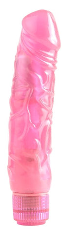 Pipedream Juicy Jewels Precious Pink Dildo Vibrator - Waterproof Vibrators