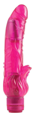 Pipedream Juicy Jewels Vivid Rose Dong Massager - Waterproof Vibrators