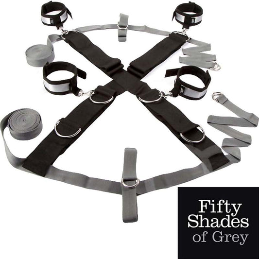 Keep Still Over the Bed Cross Restraint - Cuffs and Restraints