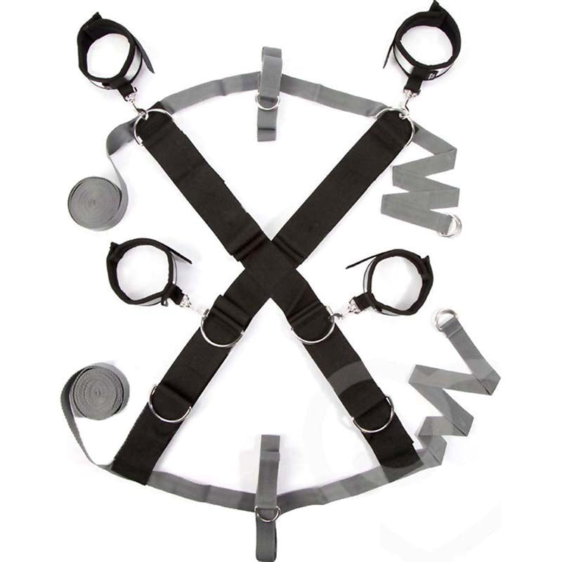 Keep Still Over the Bed Cross Restraint - - Cuffs And Restraints