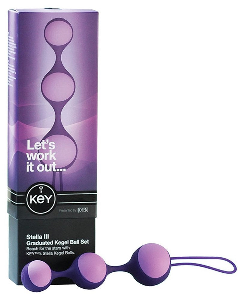Key by Jopen Stella III Lavender - - Love Eggs and Kegel Exercisers