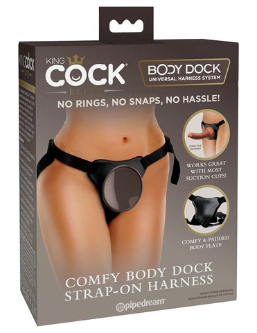 King Cock Elite Comfy Body-Dock Strap-On Harness Sex Toy - Strap On Sextoys