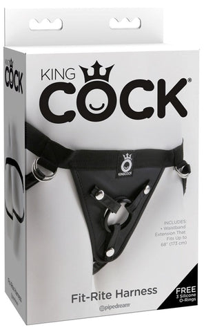 Pipedream King Cock Fit-Rite Strap On Harness - Strap On Sextoys