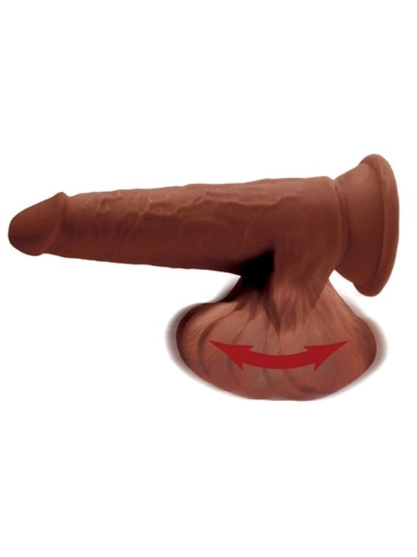 King Cock Plus 8 in. Triple Density Cock With Swinging Balls - - Realistic Dildos