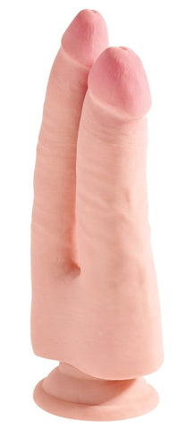 King Cock 9.5 Inch Triple Density Double Penetrator Dong - Double Ender