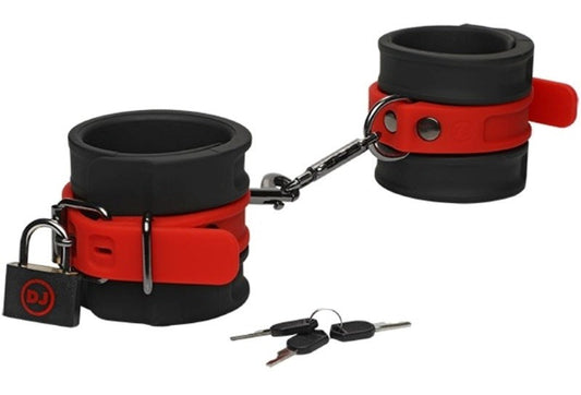 Kink by Doc Johnson Silicone Wrist Cuffs - Cuffs and Restraints