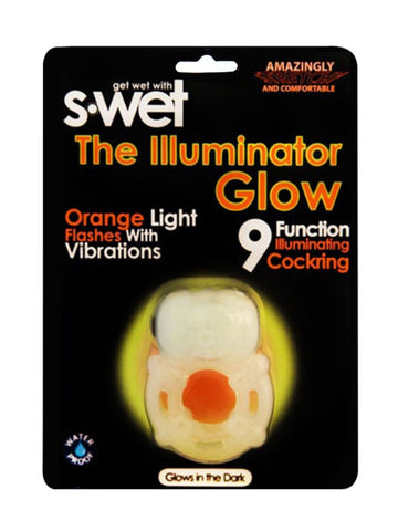 NU Sensuelle S-Wet Illuminator Vibrating Cock Ring - Vibrating Cock Rings