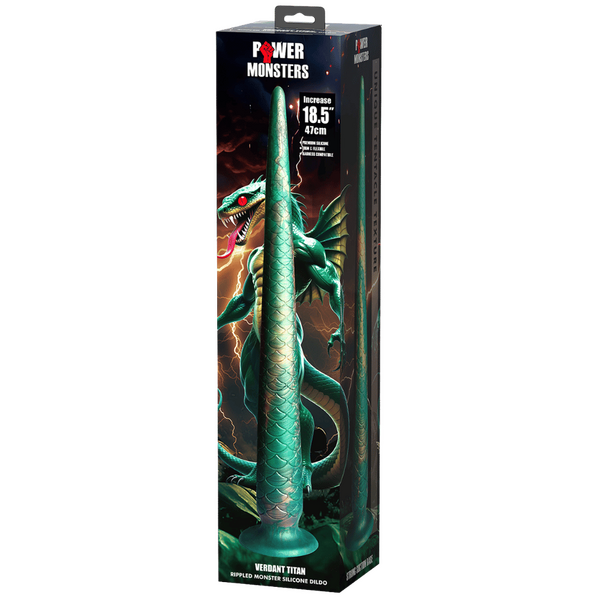 Baile Verdant Titan 18.5 Inch Monster Silicone Dildo - Realistic Dildos