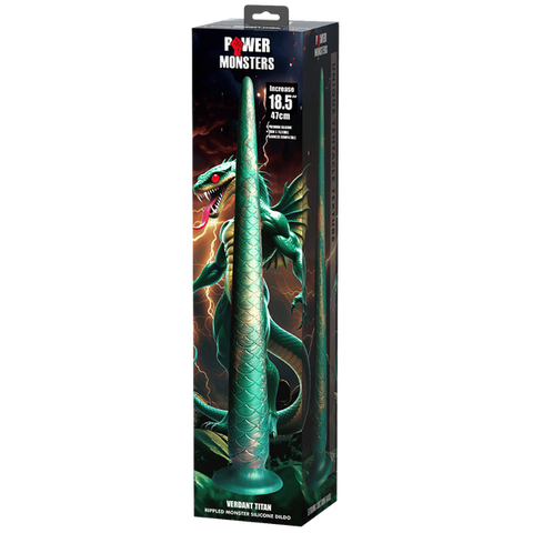 Baile Verdant Titan 18.5 Inch Monster Silicone Dildo - Realistic Dildos