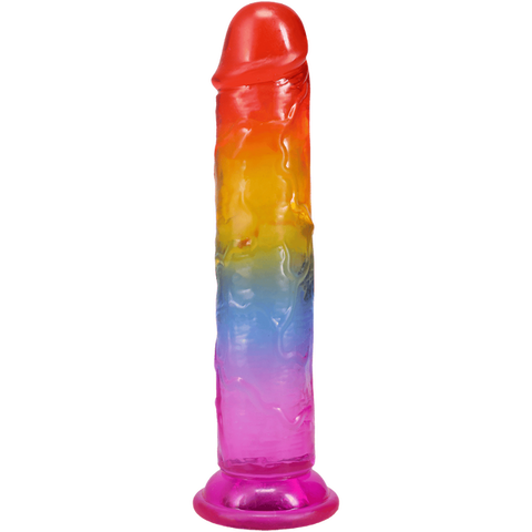 Doc Johnson 7 Inch Crystal Jellies Realistic Flexible Dong