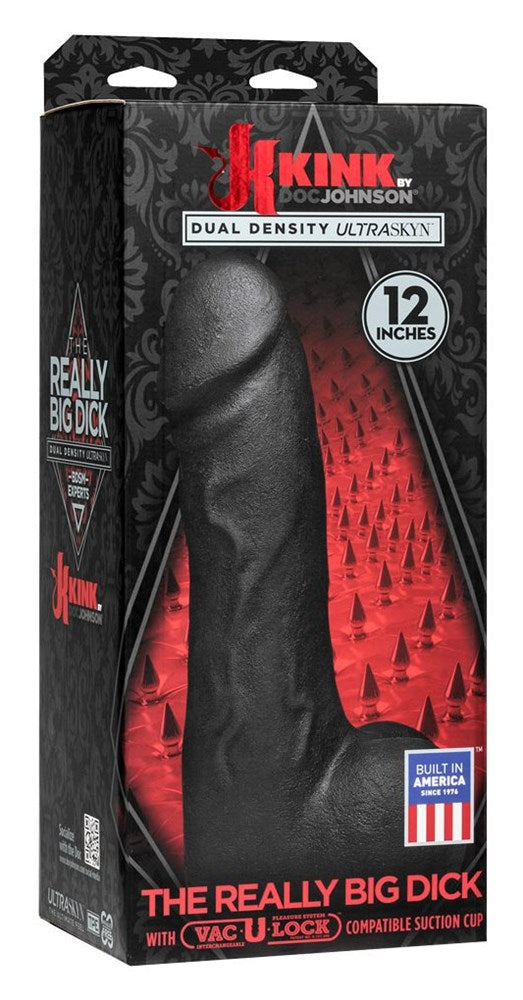 Kink The Really Big Dick 12 in. Black - - Realistic Dildos