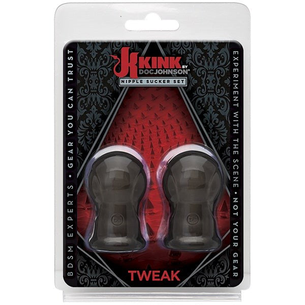 Kink Tweak Nipple Sucker Set Black - - Breast and Nipple Toys