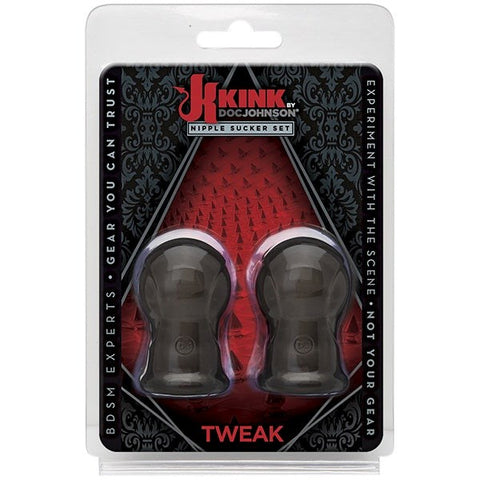 Kink Tweak Nipple Sucker Set Black - Breast and Nipple Toys