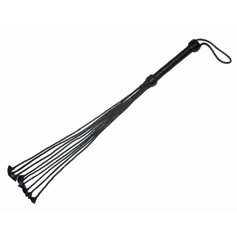 Kitten Leather Flogger with Nine Tail - - Whips And Crops