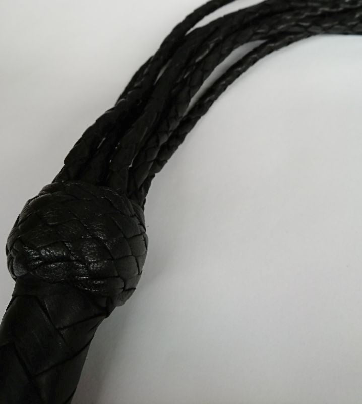 Kitten Leather Flogger with Nine Tail - - Whips And Crops