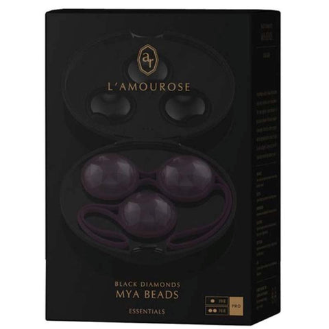 L'Amourose Mya Beads Plum - Love Eggs and Kegel Exercisers