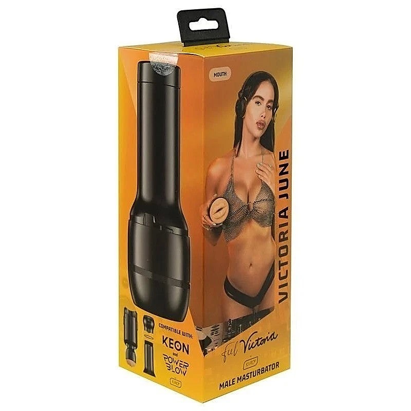 Lifelike Pleasure with Kiiroo Feel Victoria June Intimate Sleeve - Masturbators and Strokers