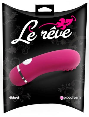 Le Reve Ribbed 3 Speed Personal Adult Massager - Mini & Slim Vibrators