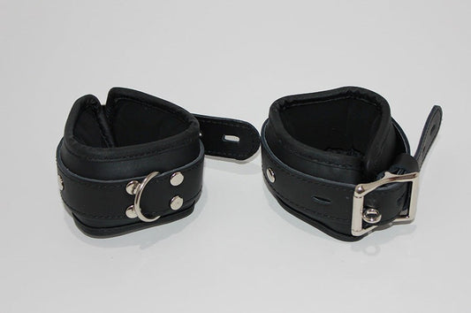 Leather Bondage Wrist/Ankle Restraints - Cuffs and Restraints