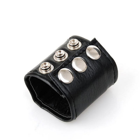 Leather Lined Ball Stretcher - Ball and Cock Toys
