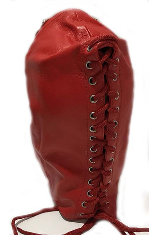 Leather Spiked Devil Hood - Bondage Hoods