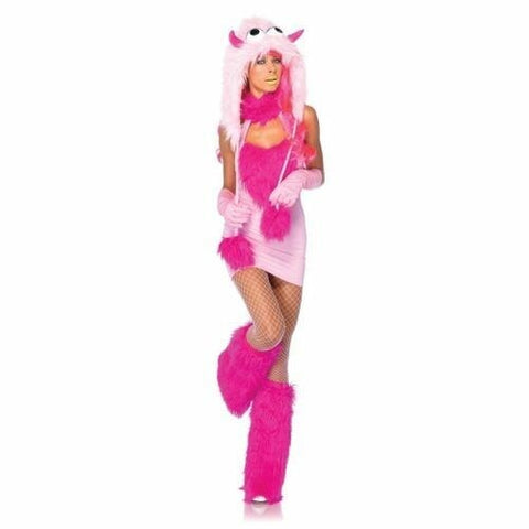 Leg Avenue Pink Puff Monster - Fancy Dress Ups