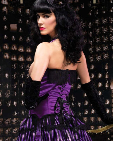 Leg Avenue Satin Underwire Cupless Corset - Fancy Dress Ups