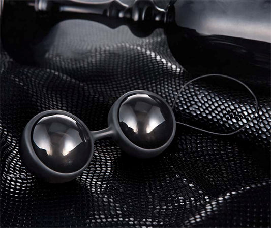 Lelo Luna Beads Noir Ben Wa Kegel Balls - Love Eggs and Kegel Exercisers