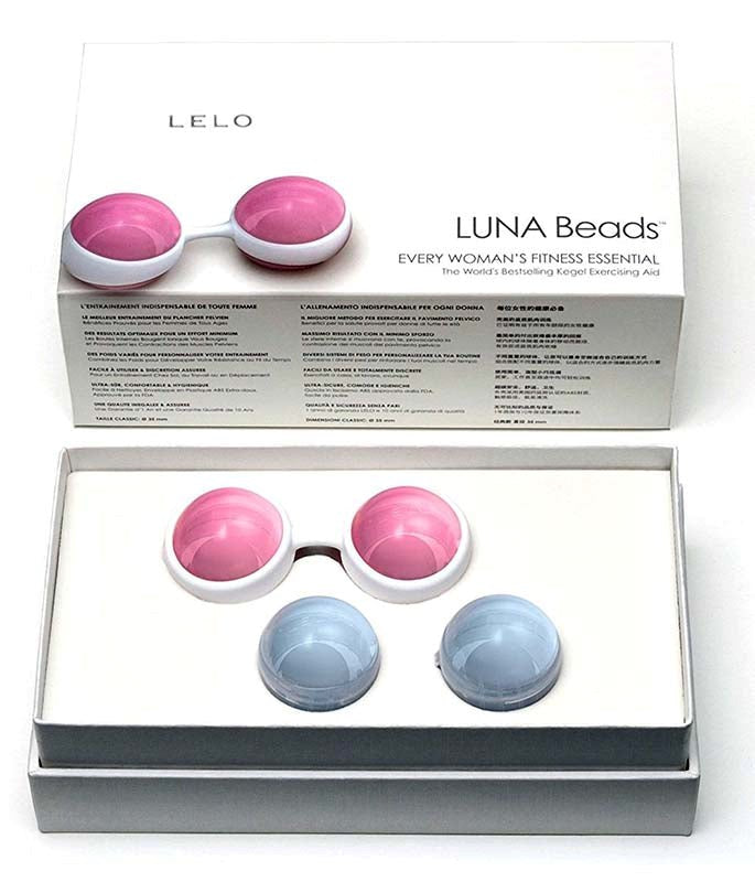 Lelo Luna Beads Regular Kegerl Exerciser Balls - - Love Eggs and Kegel Exercisers