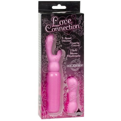 Doc Johnson Love Connection 3 Functions Finger Vibrator - Finger and Tongue Vibrators