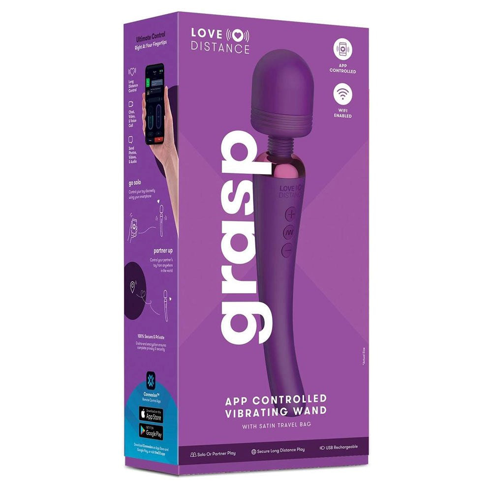 Love Distance GRASP Wand - Elevate Your Intimate Moments - Personal Massagers