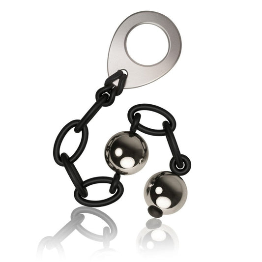 Love in Chains Black - Anal Beads and Balls