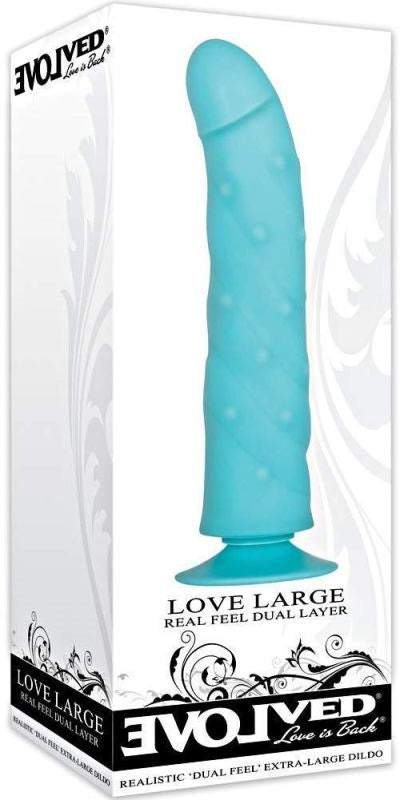 Love Large Dual Feel Dildo - - Realistic Dildos