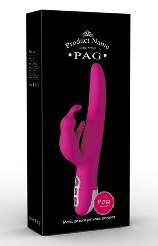 LoveMate Pag Rotating Rabbit Vibrator - Dual Delight - Rabbit Vibrators