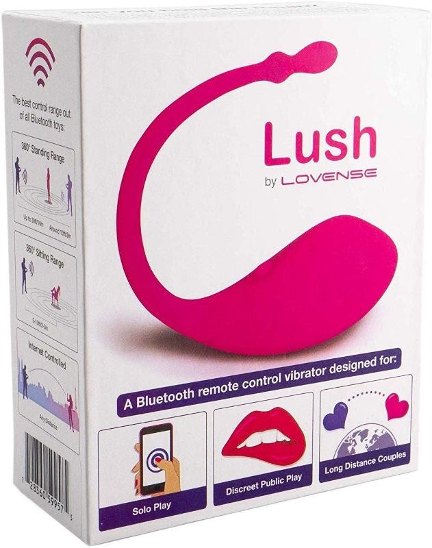 Lovense Lush Bluetooth Temote Control G Spot Vibrator - - Remote Control Vibrators